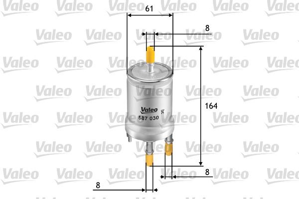 VALEO Fuel filter Article number: 587030 cheaply