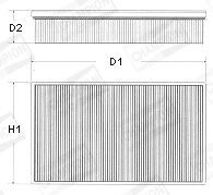 CHAMPION Air filter Article number: U644/606 cheaply