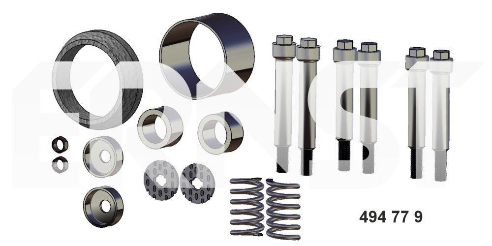 ERNST Mounting Kit, exhaust pipe Article number: 494779 cheaply