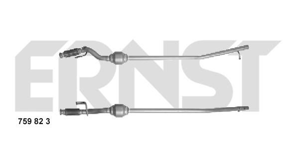ERNST Catalytic converter Article number: 759823 cheaply
