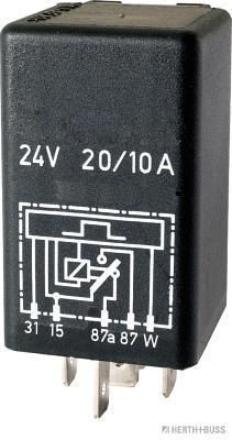 HERTH+BUSS ELPARTS Fuel pump relay Article number: 75898345 cheaply