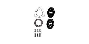 HJS Mounting Kit, primary catalytic converter Article number: 82 15 6593 cheaply