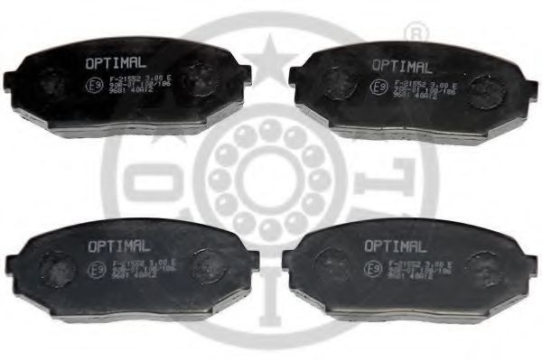 OPTIMAL Brake pad set Article number: 9681 cheaply