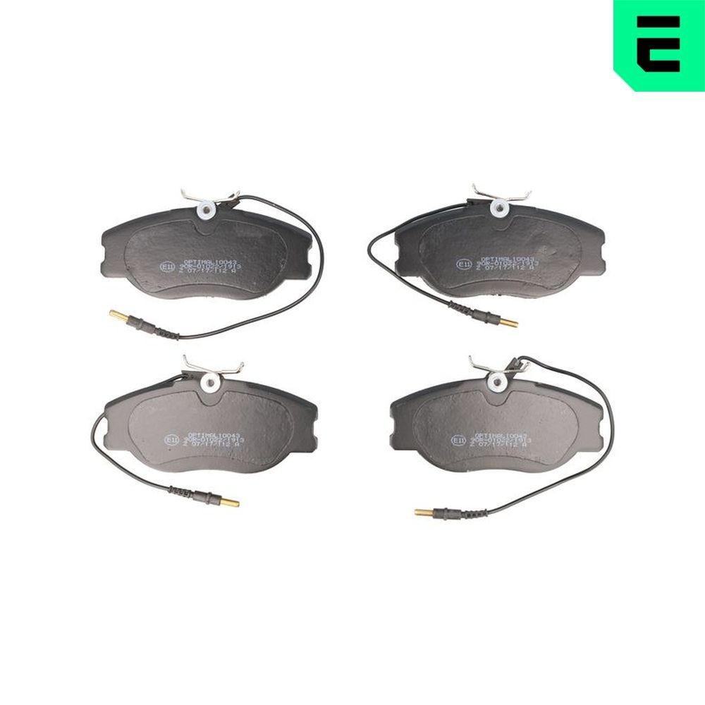 OPTIMAL Brake pad set Article number: 10043 cheaply