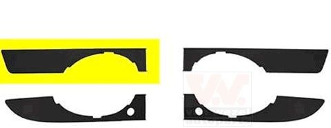 VAN WEZEL Frame, fog light Article number: 0326594 cheaply
