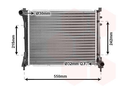 VAN WEZEL Radiatore motore Numero articolo: 73002098 poco costoso