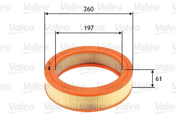 VALEO Õhufilter Artikli number: 585698 soodsalt