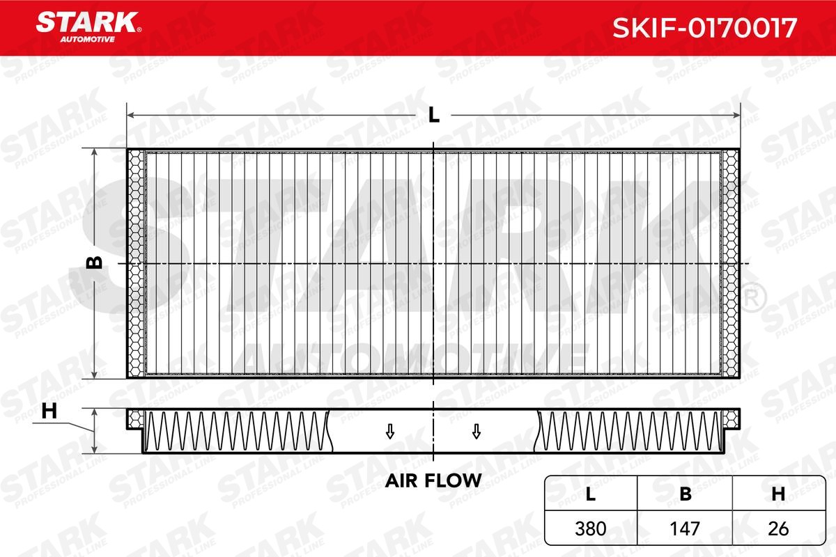 STARK Pollenfilter Varenummer: SKIF-0170017 billige