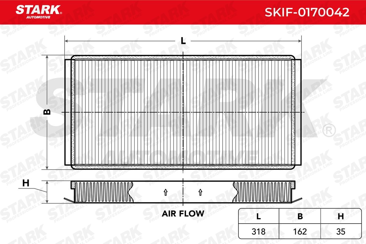 STARK Pollen filter Article number: SKIF-0170042 cheaply