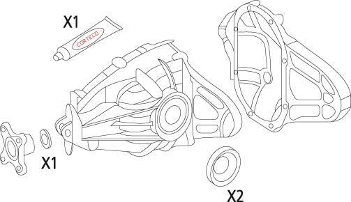 CORTECO Gasket Set, differential Article number: 19535935 cheaply