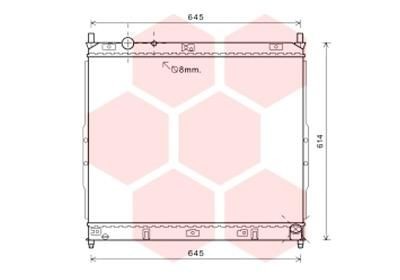 VAN WEZEL Engine radiator Article number: 81002122 cheaply