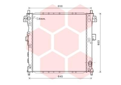 VAN WEZEL Engine radiator Article number: 81002123 cheaply
