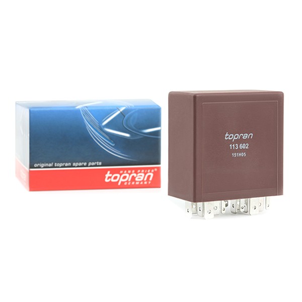 TOPRAN Wiper relay Article number: 113 602 cheaply