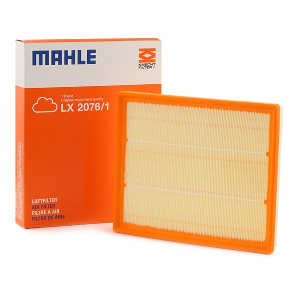 MAHLE ORIGINAL Air filter Article number: LX 2076/1 cheaply