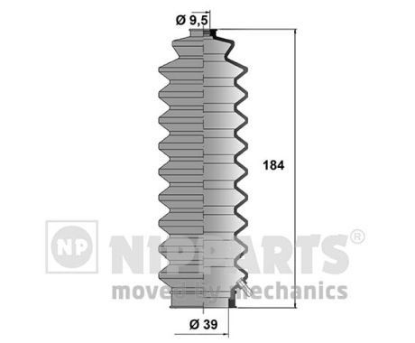 NIPPARTS Bellow Set, steering Article number: J2844001 cheaply