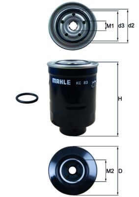 KNECHT Filtru combustibil număr articol: KC 83D ieftin