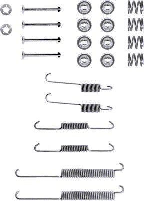TEXTAR 97006400 Lisakomplekt, Piduriklotsid LOGAN 1.6 Flex (LS1V, LS09, LS0V) 112 HP Bensiin/etanool