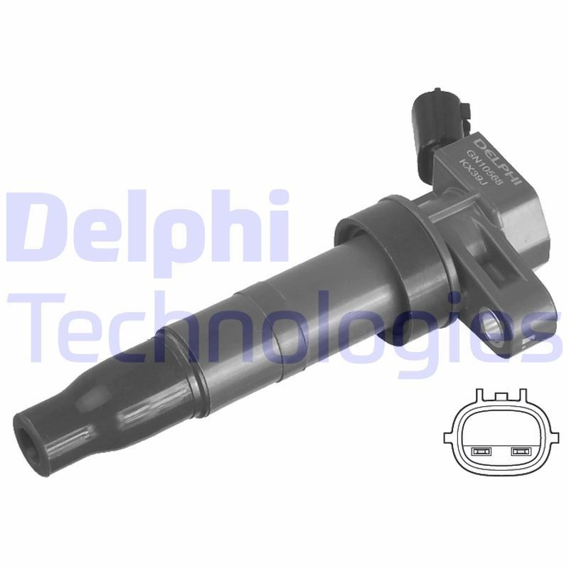 DELPHI Ignition coil Article number: GN10568-12B1 cheaply