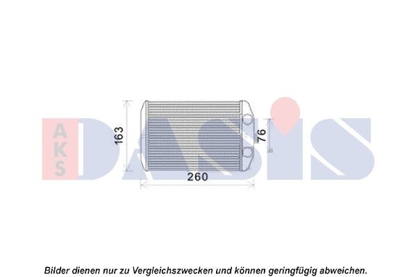 AKS DASIS Heater matrix Article number: 089018N cheaply