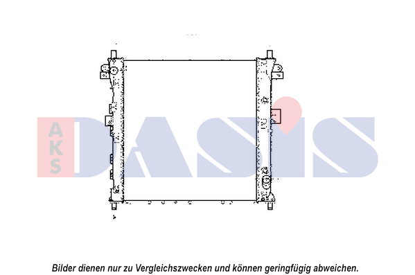 AKS DASIS Engine radiator Article number: 510151N cheaply