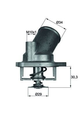 MAHLE ORIGINAL Thermostat Article number: TI 2 92 cheaply