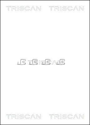 TRISCAN 8105 101609 Комплект принадлежности, дискови накладки ACCORD 2.0 Vtec (CF9, CF0, CF1, CF2) 150 K.C. бензин 2003