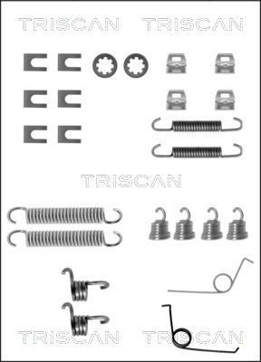 TRISCAN 8105 102498 Lisakomplekt, Piduriklotsid SIMCA 1610 2.0 110 HP Bensiin 1980