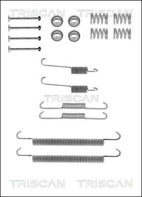 TRISCAN 8105 102582 Tilbehørsett, bremsesko SCÉNIC 1.9 dCi 102 HK Diesel 2003