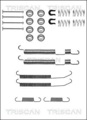 TRISCAN 8105 102583 Tilbehørsett, bremsesko LANCER 1.6 16V 113 HK Bensin 1994