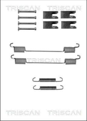 TRISCAN 8105 102601 Tilbehørssæt, bremsebakker DUCATO 2.3 JTD 126 HK Diesel