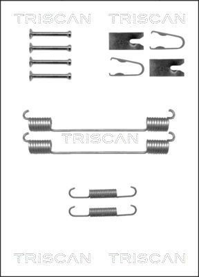 TRISCAN 8105 102612 Tilbehørssæt, bremsebakker TWINGO Z.E: (BCA1) 82 HK EL