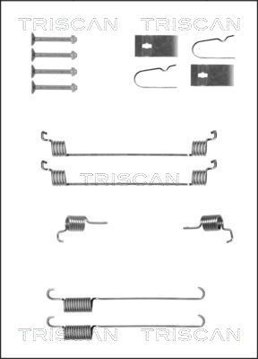 TRISCAN Kit di accessori per ganasce freno Numero articolo: 8105 102617 poco costoso