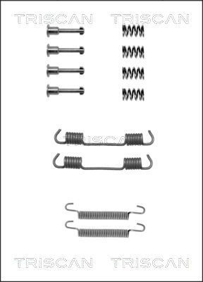 TRISCAN 8105 112582 Tilbehørssæt, parkeringsbremsebakker A3 1.9 TDI 100 HK Diesel 2003