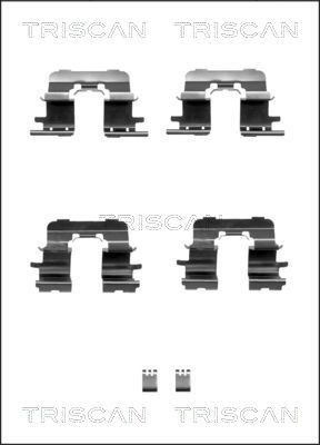 TRISCAN 8105 131631 Set accesorii, placute frana AVENSIS 2.4 VVT-i (ACM21) 156 CP benzina 2009
