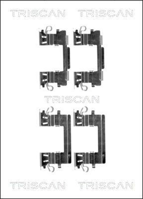 TRISCAN 8105 131643 Monteringssæt til bremseklodser PREVIA 3.0 4WD (MCR40W) 220 HK Benzin 2006