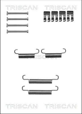 TRISCAN 8105 152560 Set accesorii, saboti frana parcare TRANSIT 2.2 TDCi RWD 100 CP motor diesel 2014