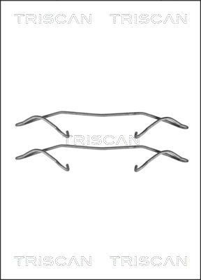 TRISCAN 8105 241598 Monteringssæt til bremseklodser CAPTUR 1.3 TCe 150 (J5NK, J5JS) 150 HK Benzin