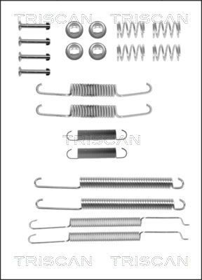 TRISCAN 8105 292548 Tilbehørssæt, bremsebakker PASSAT 1.8 T 150 HK Benzin 2001