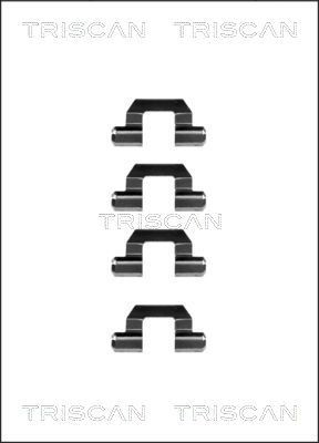 TRISCAN 8105 421531 Set accesorii, placute frana LANCER 1.6 16V 113 CP benzina 1994