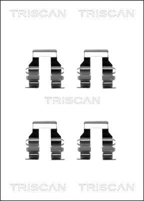 TRISCAN 8105 421587 Monteringssæt til bremseklodser GALANT 2.0 122 HK Benzin 1996