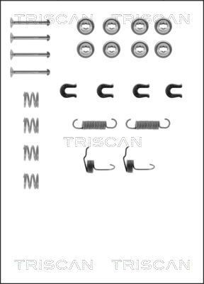 TRISCAN 8105 422523 Set accesorii, sabot de frana COLT 1.3 EL,GL 67 CP benzina 1988