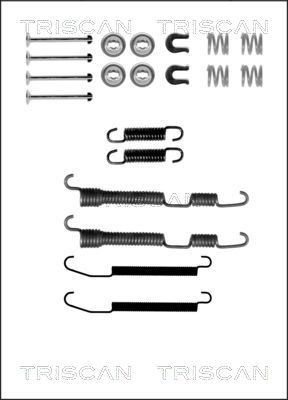 TRISCAN 8105 422580 Tilbehørsett, bremsesko LANCER 1.8 4WD 97 HK Bensin 1994