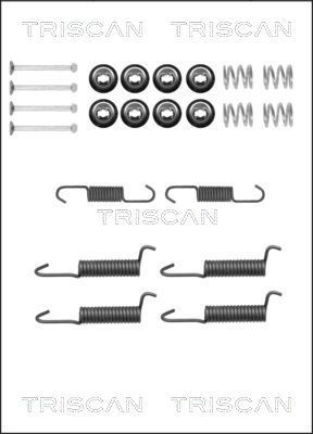 TRISCAN 8105 422587 Piederumu komplekts, Stāvbremzes mehānisma bremžu loks PAJERO 3.5 V6 GDI 203 HP Benzīns 2006