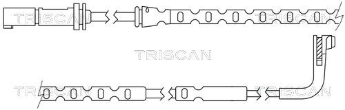 TRISCAN Warning Contact Set, brake pad wear Article number: 8115 11041 cheaply