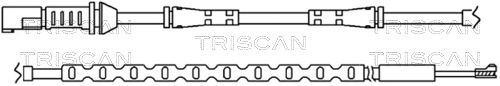 TRISCAN Warning Contact Set, brake pad wear Article number: 8115 11048 cheaply