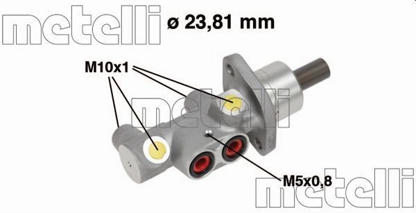METELLI Peapiduri silinder Artikli number: 05-0704 soodsalt