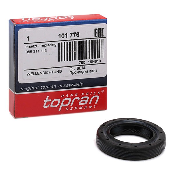 TOPRAN Seal, drive shaft Article number: 101 776 cheaply
