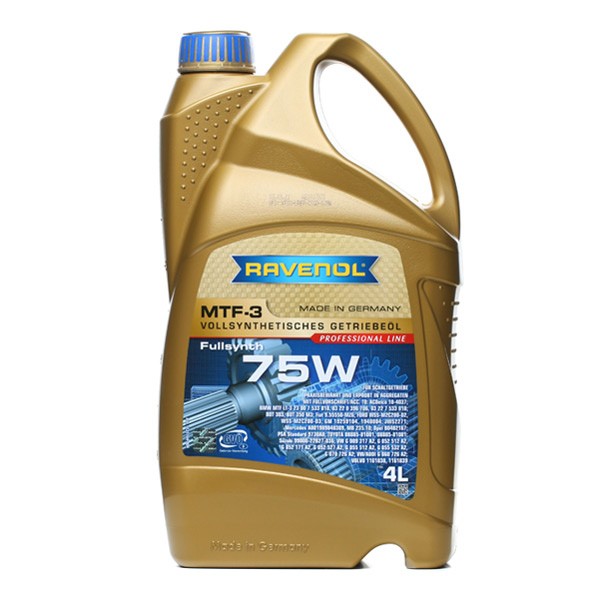 RAVENOL Gearolie MTF-3 Varenummer: 1221104-004-01-999 billige