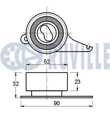 RUVILLE Timing Chain Article number: 3453022 cheaply