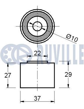 RUVILLE Tandhjul, krumtapaksel Varenummer: 3458006 billige